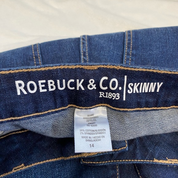 Roebuck & Co Women's Skinny Jeans Size 14 Mid Rise - Picture 5 of 6